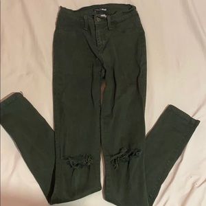 Dark Green Jeans (Size 1)